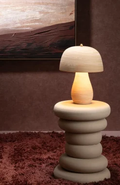 COCOmaison Victor lampe de table 1*E27 - Beige Outlet