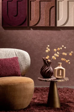 COCOmaison Zita table d'appoint H43cm - Rouge Outlet