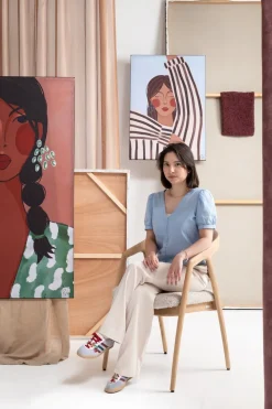 COCOmaison Zorra tableau - 70x100cm Discount